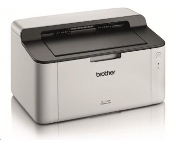 BROTHER tiskárna laserová mono HL-1110E - A4, 20ppm, 600x600, 1MB, GDI, USB 2.0, bílá
