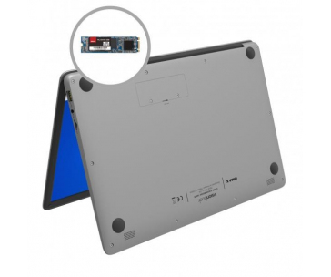 UMAX NTB VisionBook 15Wj - 14,1" IPS FHD 1920x1080, Celeron N500@1,1 GHz, 4GB,128GB, Intel UHD,W11P, Šedá