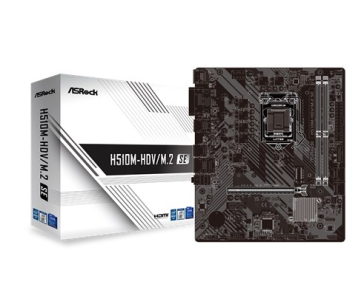 ASRock MB Sc LGA1200 H510M-HDV M.2 SE, Intel H470, 2xDDR4, 1xHDMI, 1xDVI, 1xVGA, mATX