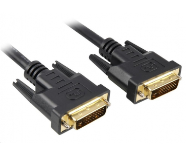 PREMIUMCORD Kabel DVI - DVI propojovací 2m (DVI-D, M/M, dual link)