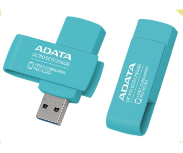 ADATA Flash Disk 64GB UC310E ECO, USB 3.2 , modrá