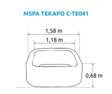 Bazén vířivý MSPA Tekapo C-TE041