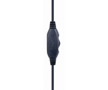 GEMBIRD sluchátka s mikrofonem GHS-05-B, gaming, černo-modrá, 1x 4-pólový 3,5mm jack
