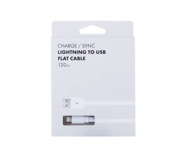 AVACOM LIG-120W kabel USB - Lightning, 120cm, bílá