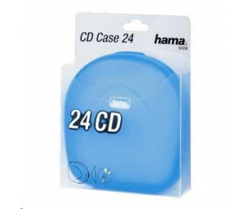 Hama CD Case 24, transparentný modrý