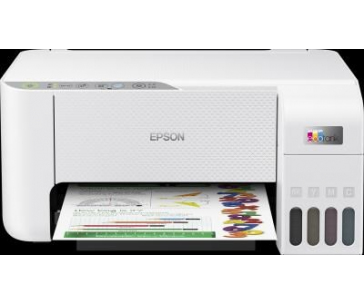 BAZAR - EPSON - tiskárna ink EcoTank L3256, 3v1, A4, 1440x5760dpi, 33ppm, USB, Wi-Fi, bílá - poškozený obal