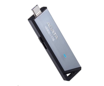 ADATA Flash Disk 1TB UE800, USB 3.2 USB-C, Elite drive, šedá kov černá plast