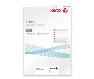 Plastový samolepicí materiál Xerox PNT Label - Clear (229g/50 listů, A3)