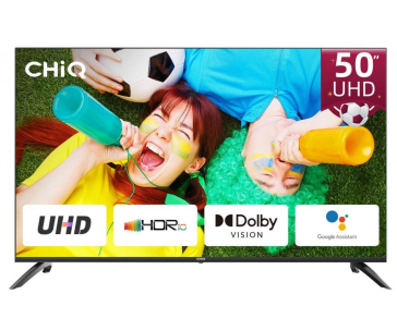 CHiQ U50G7LX TV 50", UHD, smart, Android 11, Dolby Vision, Frameless