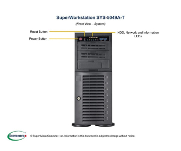 SUPERMICRO SuperWorkstation SYS-5049A-T