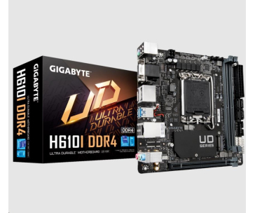 GIGABYTE MB Sc LGA1700 H610I DDR4, Intel H610, 2xDDR4, 2xDP, 1xHDMI, 1xVGA, mini-ITX