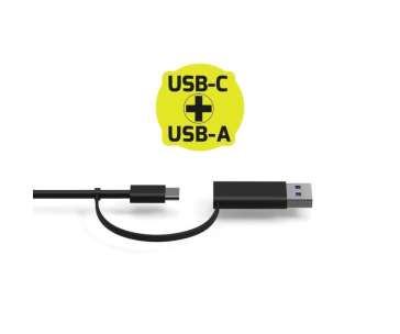 PORT univerzální dokovací stanice, 3x 4K USB-C + USB A, černá