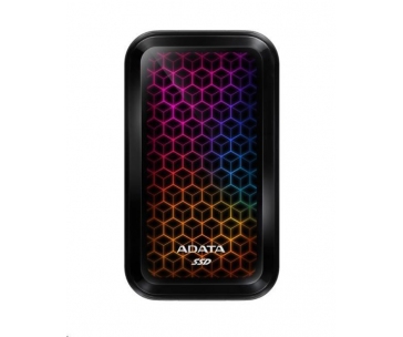ADATA External SSD 512GB SE770G USB 3.0 černá/žlutá LED RGB