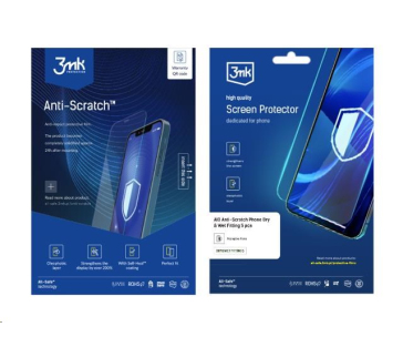 3mk All-Safe - AIO fólie Anti-Scratch Dry & Wet Fitting Phone, 5 ks
