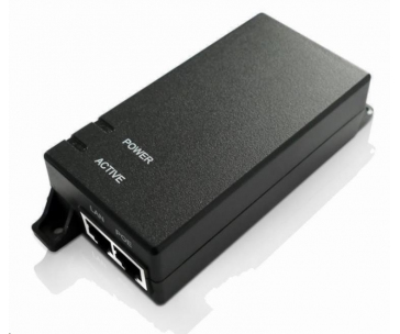 MaxLink PI15 aktivní gigabitový PoE injektor, 802.3af, 15W (48V, 0.32A), napájecí kabel