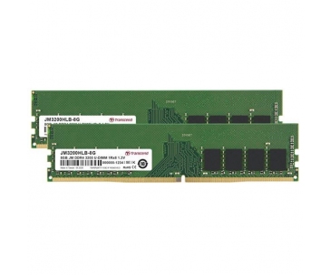 TRANSCEND DIMM DDR4 16GB (Kit of 2) 3200Mhz 1Rx8 1Gx8 CL22 1.2V