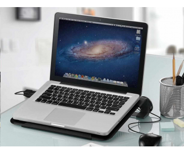 Cooler Master chladící podstavec NotePal U2 PLUS pro notebook 12-17", 2x8cm, černá