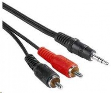 PREMIUMCORD Kabel audio 3,5mm Jack - 2x Cinch 10m (M/M, stereo)