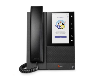 Poly CCX 500 multimediální telefon pro Microsoft Teams s podporou technologie PoE