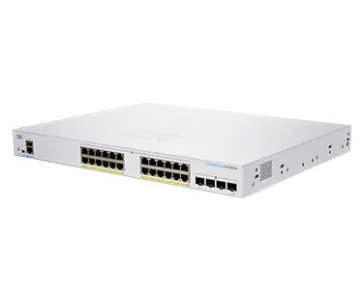 BAZAR - Cisco switch CBS250-24FP-4X (24xGbE,4xSFP+,24xPoE+,370W) - REFRESH - poškozený obal