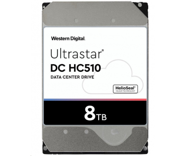 Western Digital Ultrastar® HDD 8TB (HUH721008AL5201) DC HC510 3.5in 26.1MM 256MB 7200RPM SAS 512E TCG (GOLD SAS)