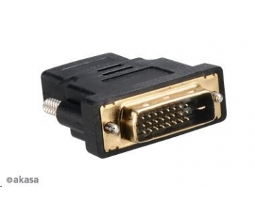 AKASA redukce DVI-D Male na HDMI Female, pozlacené konektory