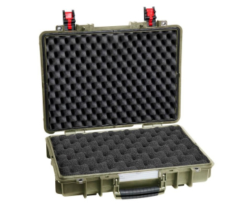 Explorer extra odolný kufr 4209 Green CV (42x30x10 cm, molitan pro Laptop až 15" v pouzdře, 2,4kg)