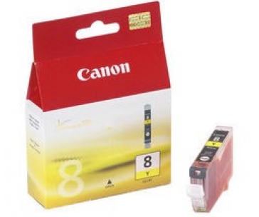 Canon CARTRIDGE CLI-8Y žlutá pro iX4000,5000, MP-500, MP-800, PIXMA iP300,3500, iP4200,4300, iP4500, iP4500 (490 str.)