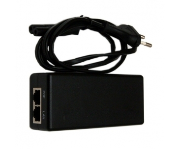 MikroTik PoE adaptér 24V / 2A, 48W pro RouterBoard a ALIX (OEM)