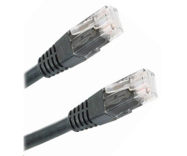 XtendLan patch kabel Cat5E, UTP - 2m, černý
