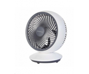 Orava SF-5 mini stolní ventilátor, 4 W, oscilace, USB nabíjení, 3 rychlosti, průměr 15 cm