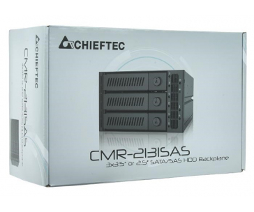 CHIEFTEC SAS/SATA Backplane CMR-3141SAS, 3x 5,25" for 4x 3,5" HDDs/SSDs