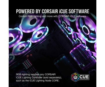 CORSAIR ventilátor QL Series QL120 RGB LED, 1x 120mm, 26dBA