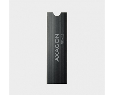 AXAGON CLR-M2L3, hliníkový pasivní chladič pro M.2 2280 SSD, výška 3 mm