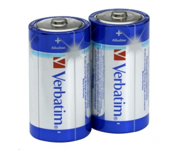 VERBATIM Alkalické baterie C,  2 PACK / LR14