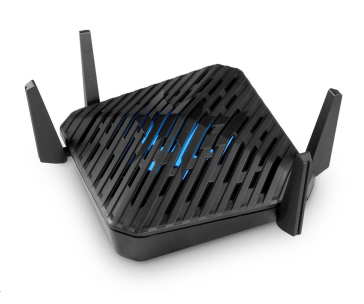 ACER Predator router Connect W6d WiFi 6 - ARM Cortex,16GB,4GB eMMC,1xWAN,4xLAN,USB,4x anténa,černá