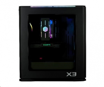 ZALMAN skříň X3 Black,  ATX bez zdroje, aRGB