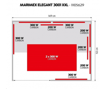 Marimex infrasauna Elegant 3001 XXL