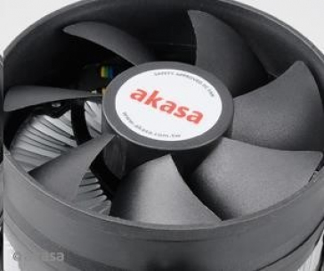 AKASA chladič CPU AK-CCE-7105EP pro Intel  LGA 775, 1156 a 1200, 92mm PWM ventilátor, do 95W