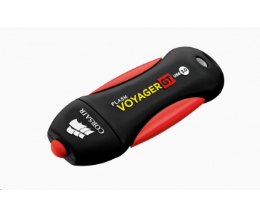 CORSAIR Flash Disk 256GB Voyager GT, USB 3.0, černá/červená