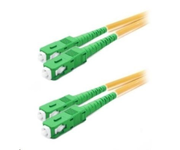 XtendLan duplexní patch kabel SM 9/125, OS2, SC(APC)-SC(APC), LS0H, 1m