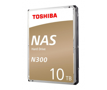 TOSHIBA HDD N300 NAS 10TB, SATA III, 7200 rpm, 256MB cache, 3,5", RETAIL