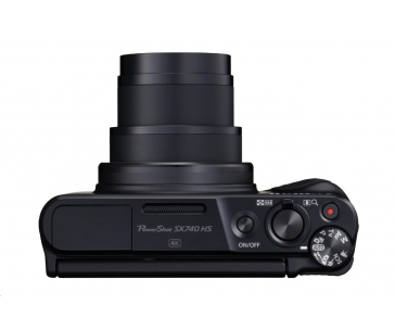 Canon PowerShot SX740 HS, 20.3Mpix, 40x zoom, WiFi, 4K video - černý