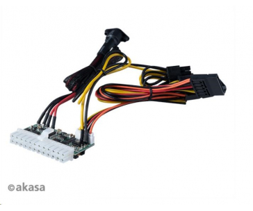 AKASA adaptér AK-PE150-05, 150W DC-to-DC ATX, 4-pin DIN