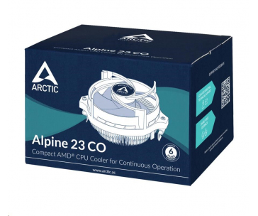 ARCTIC chladič CPU Alpine 23 CO, pro AMD AM4, 90mm