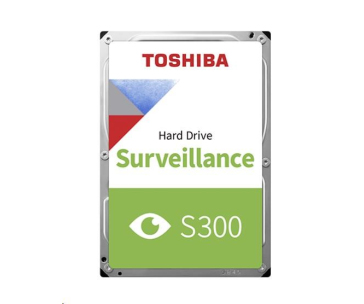 TOSHIBA HDD S300 Surveillance (SMR) 4TB, SATA III, 5400 rpm, 256MB cache, 3,5", BULK
