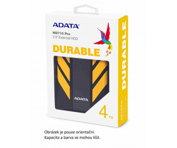 ADATA Externí HDD 2TB 2,5" USB 3.1 HD710 Pro, žlutá