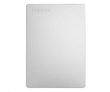 TOSHIBA HDD CANVIO SLIM 2TB, 2,5", USB 3.2 Gen 1, stříbrná / silver