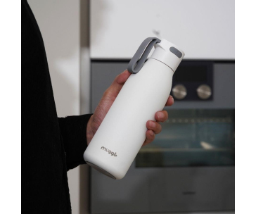 Muggo UV sterilizační termoska - bílá