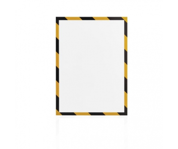 Magnetický rámeček Magnetofix A4 bezpečnostní žluto-černá (5ks)